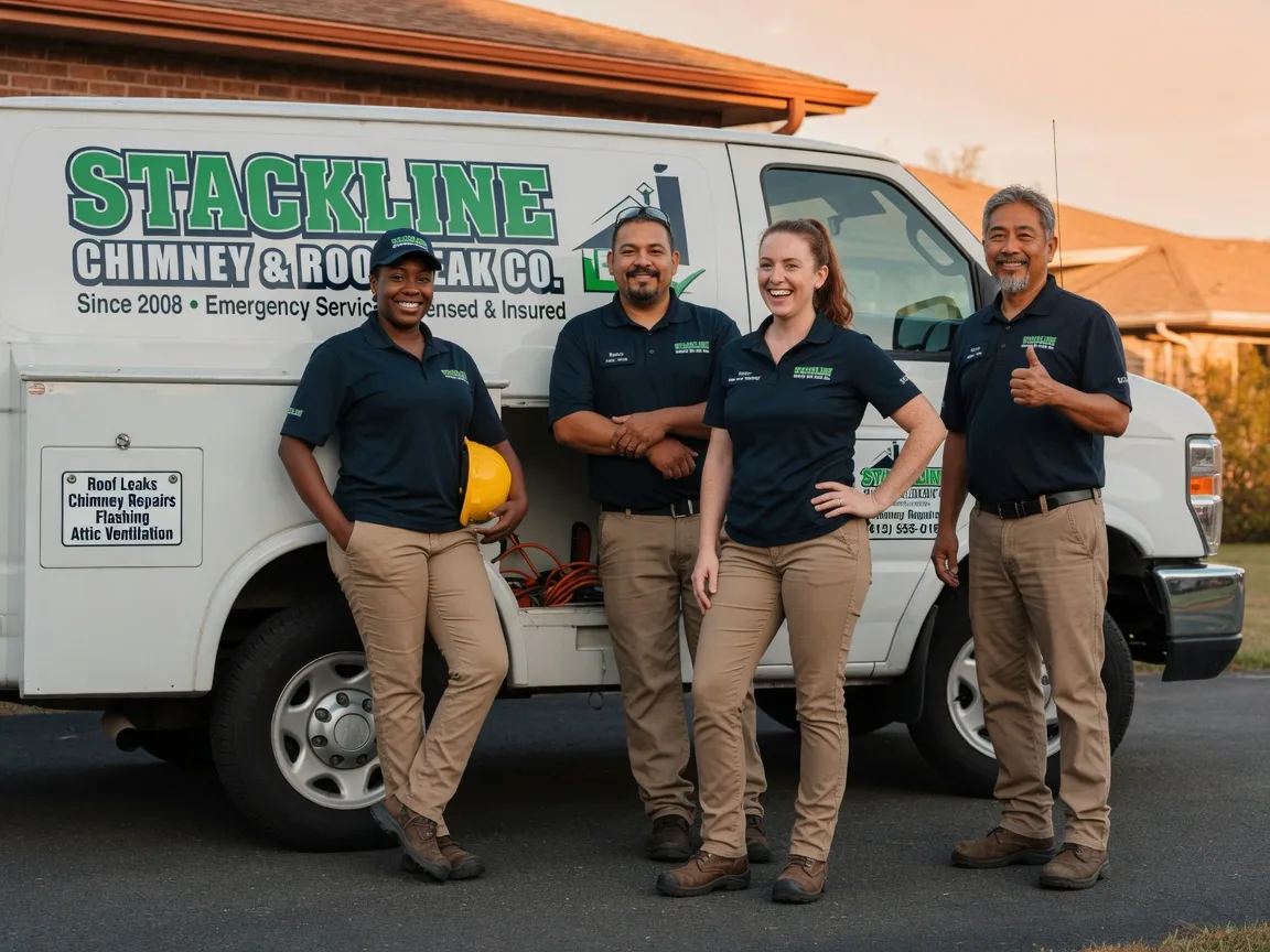 Chimney flashing repair company in Murrayville, IL